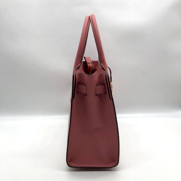 Michael Kors Pink Saffiano Leather Dillon Convertible Satchel Bag - Picture 4 of 10